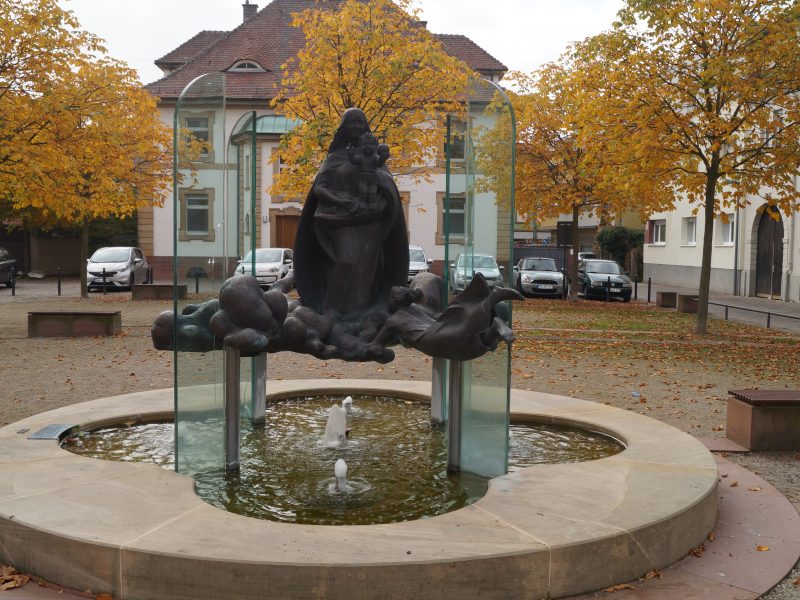 Der Marienbrunnen in Oggersheim